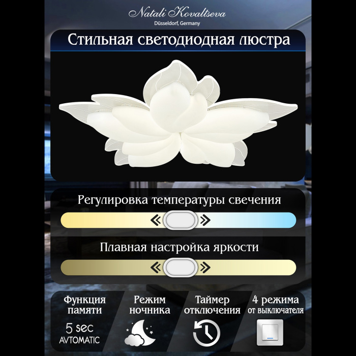 Потолочная люстра Effect LED LAMPS 81118