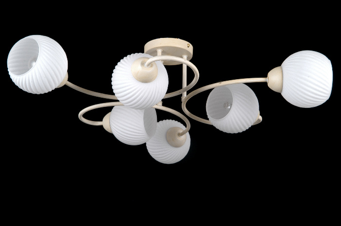 Потолочная люстра Скандинавская классика 81400/6C BEIGE GOLD