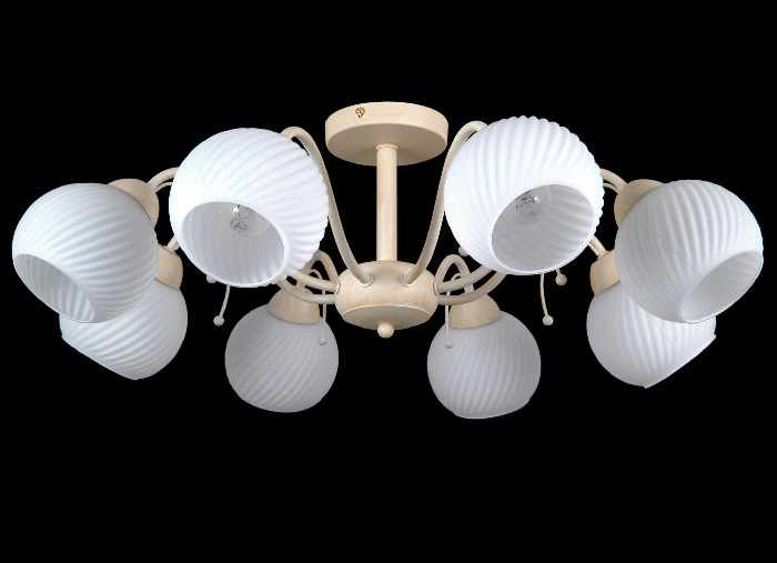Потолочная люстра Скандинавская классика 75146/8C BEIGE GOLD