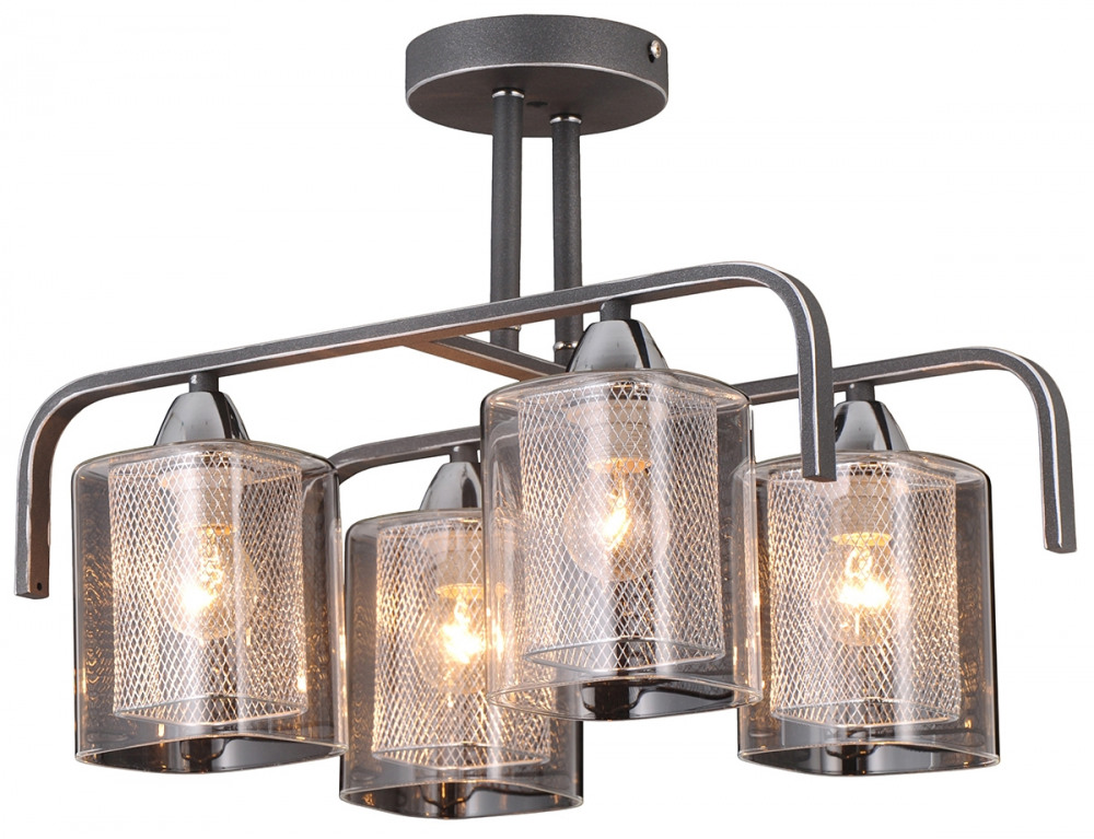 Потолочная люстра  75066/4C STAIN SILVER