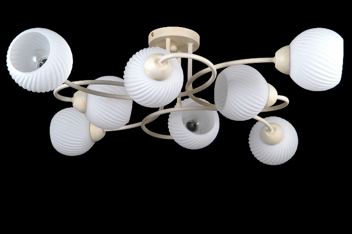 Потолочная люстра Скандинавская классика 81400/8C BEIGE GOLD